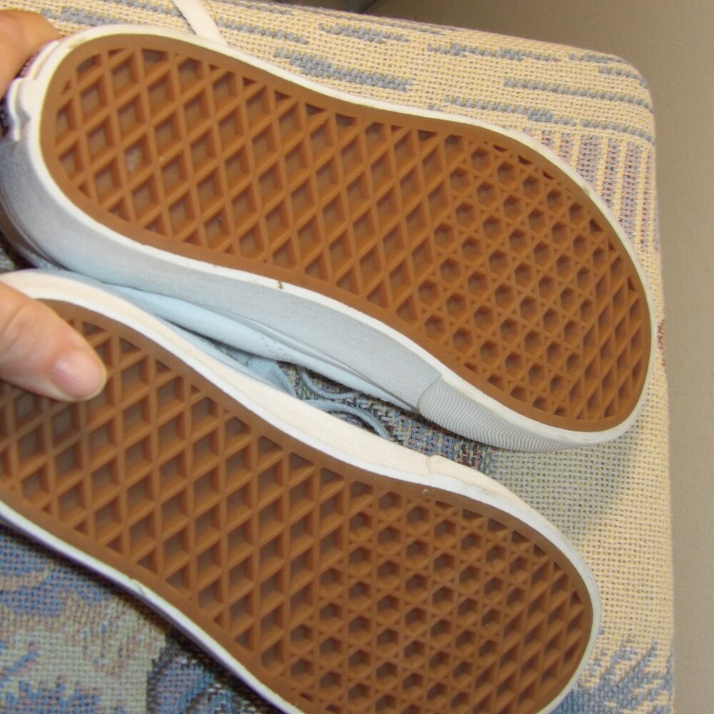 Vans Off The Wall White Sneakers Sz 6 - Picture 6 of 7